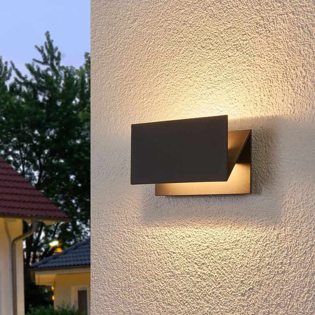 modern led outdoor wall light meja ip54