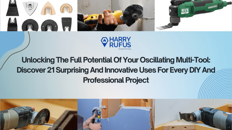 Unlock the Full Potential of Your Oscillating Multi-Tool: Discover 21 Surprising and Innovative Uses for Every DIY and Professional Project